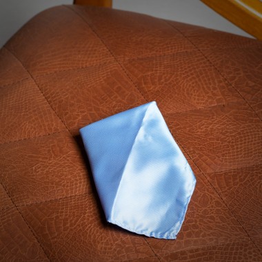 LIght blue pocket square - product image