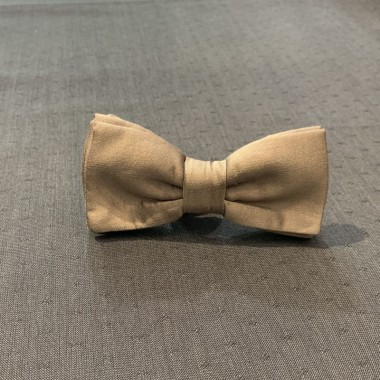Beige/brown bow tie - product image