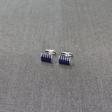 Blue/Silver cufflinks - product image