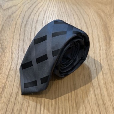 Grey striped tie - product image