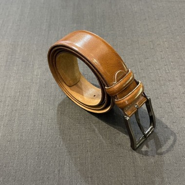 Brown leather belt - product image