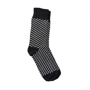 Μαύρες ριγέ κάλτσες - product image
