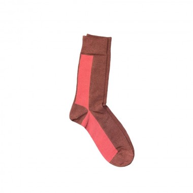 Red brown socks - product image