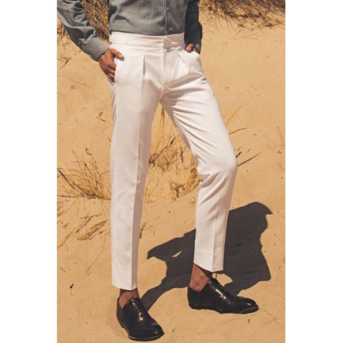White highwaisted trouser - product image