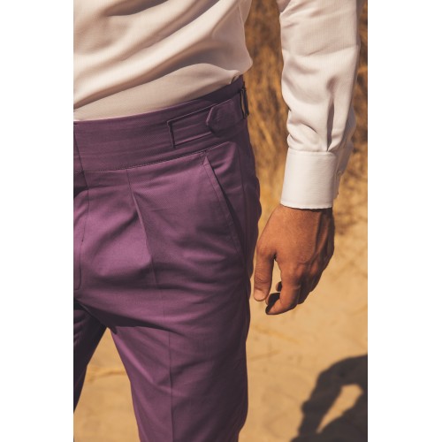 Μοβ ψηλόμεσο παντελόνι - product image