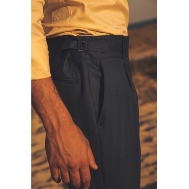 Blue highwaisted trouser - product image