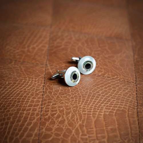 Birdseye cufflinks - product image